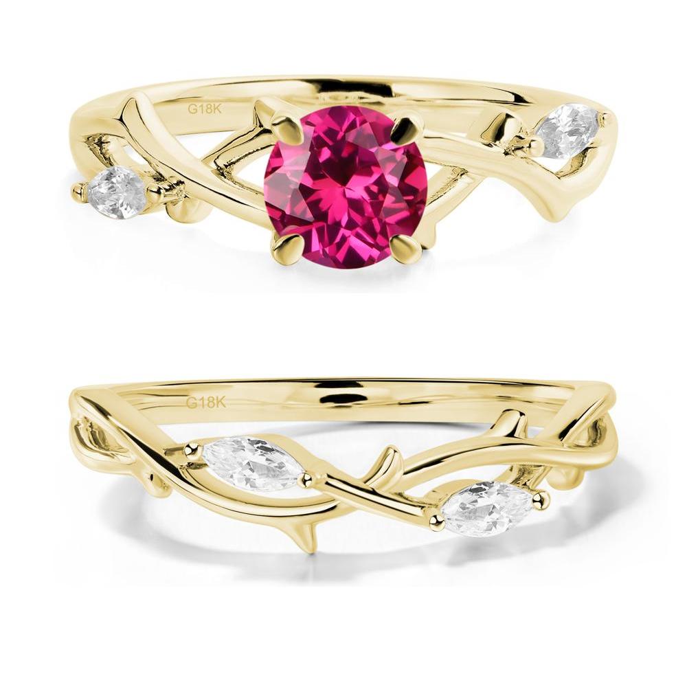 Ruby Twig Promise Ring - LUO Jewelry #metal_xxxxx