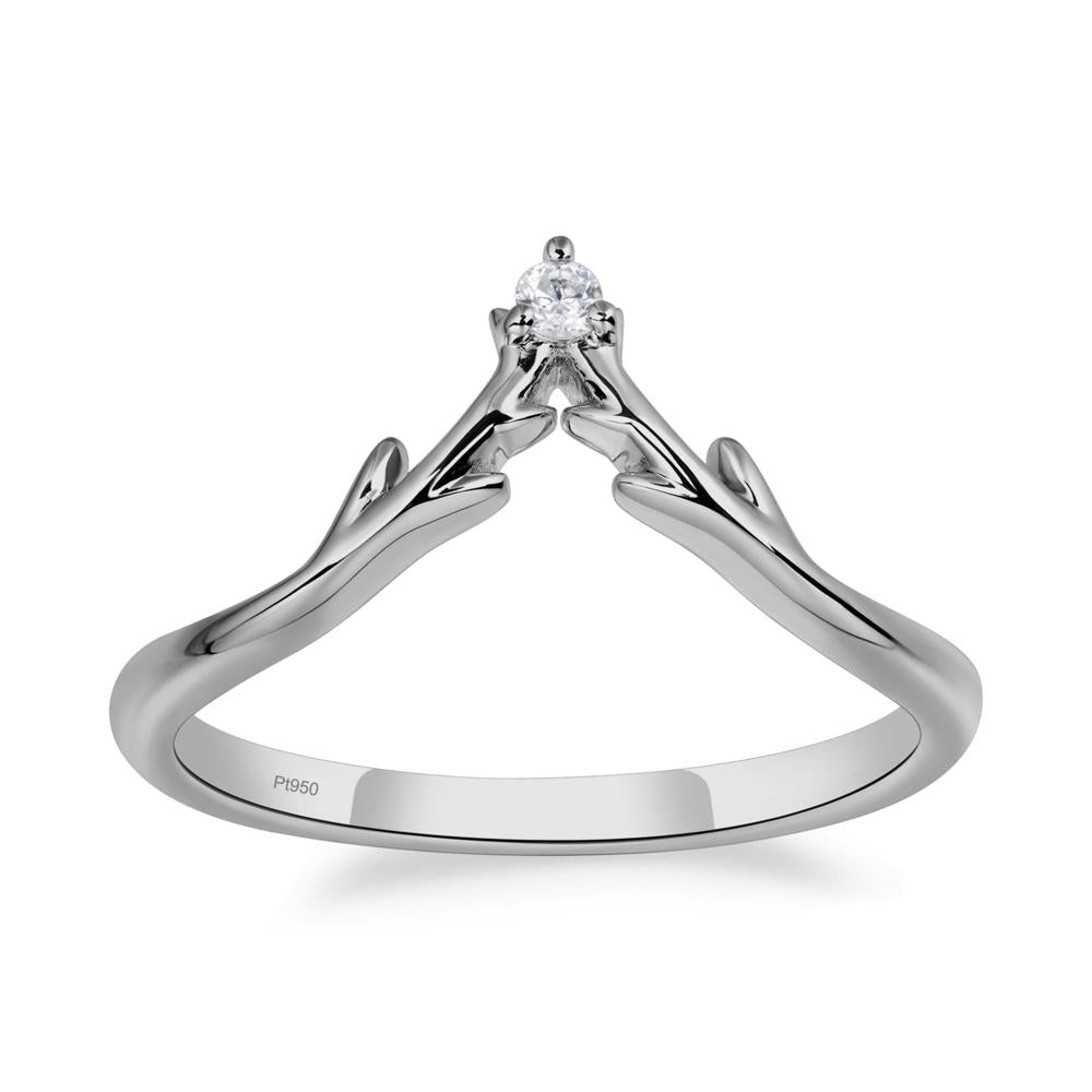 Sapphire Star and Moon Engagement Ring - LUO Jewelry #metal_xxxxx