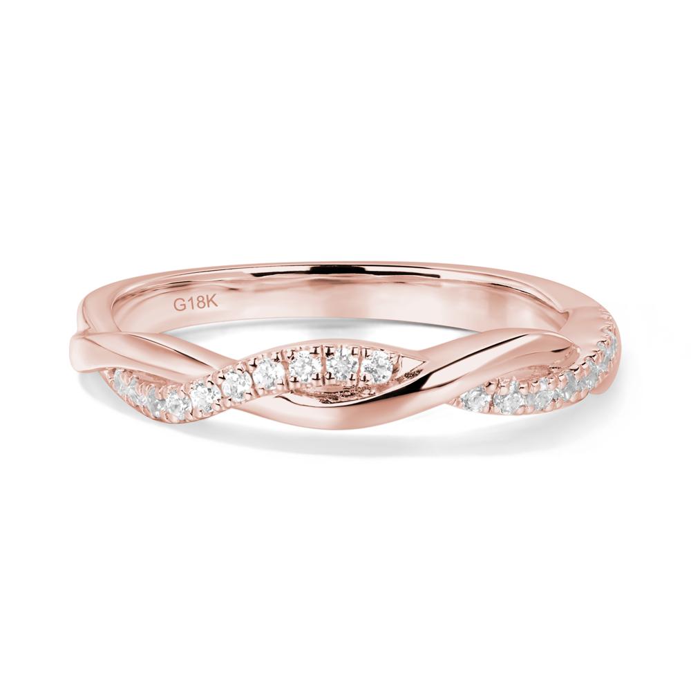 Morganite Twist Ring - LUO Jewelry #metal_xxxxx