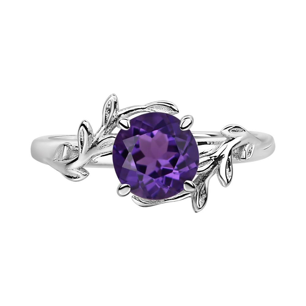 Amethyst Vine Ring - LUO Jewelry #metal_sterling silver