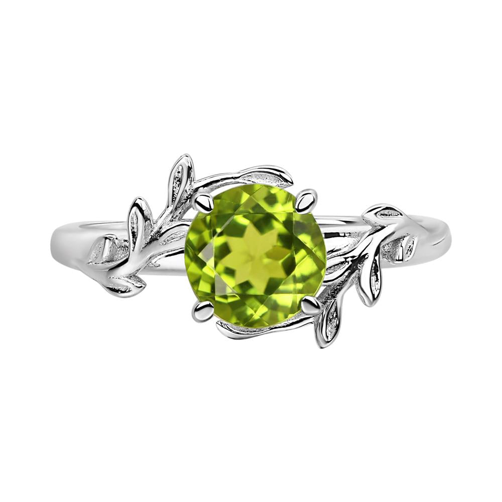 Peridot Vine Ring - LUO Jewelry #metal_sterling silver