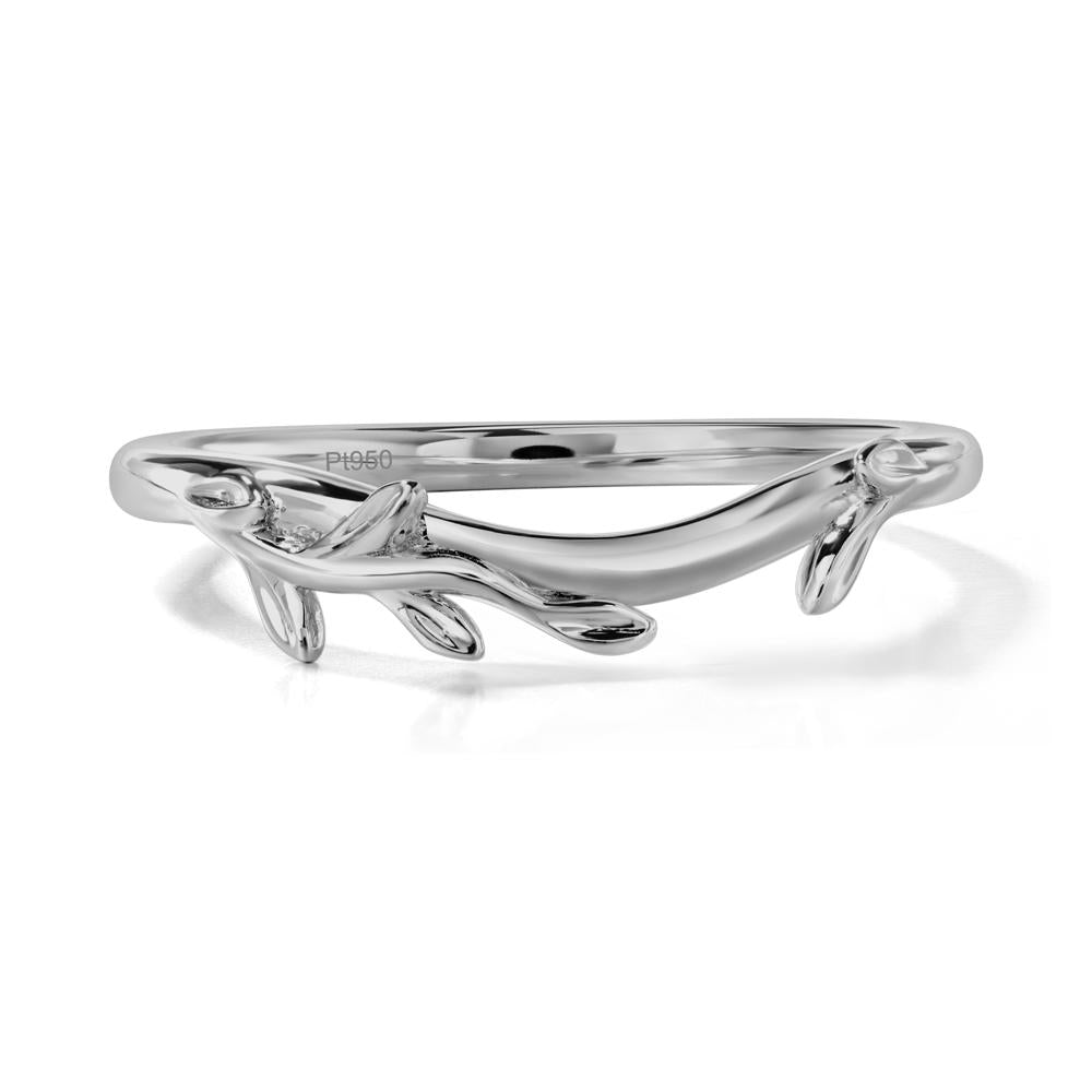 White Topaz Leaf and Vine Ring - LUO Jewelry #metal_xxxxx