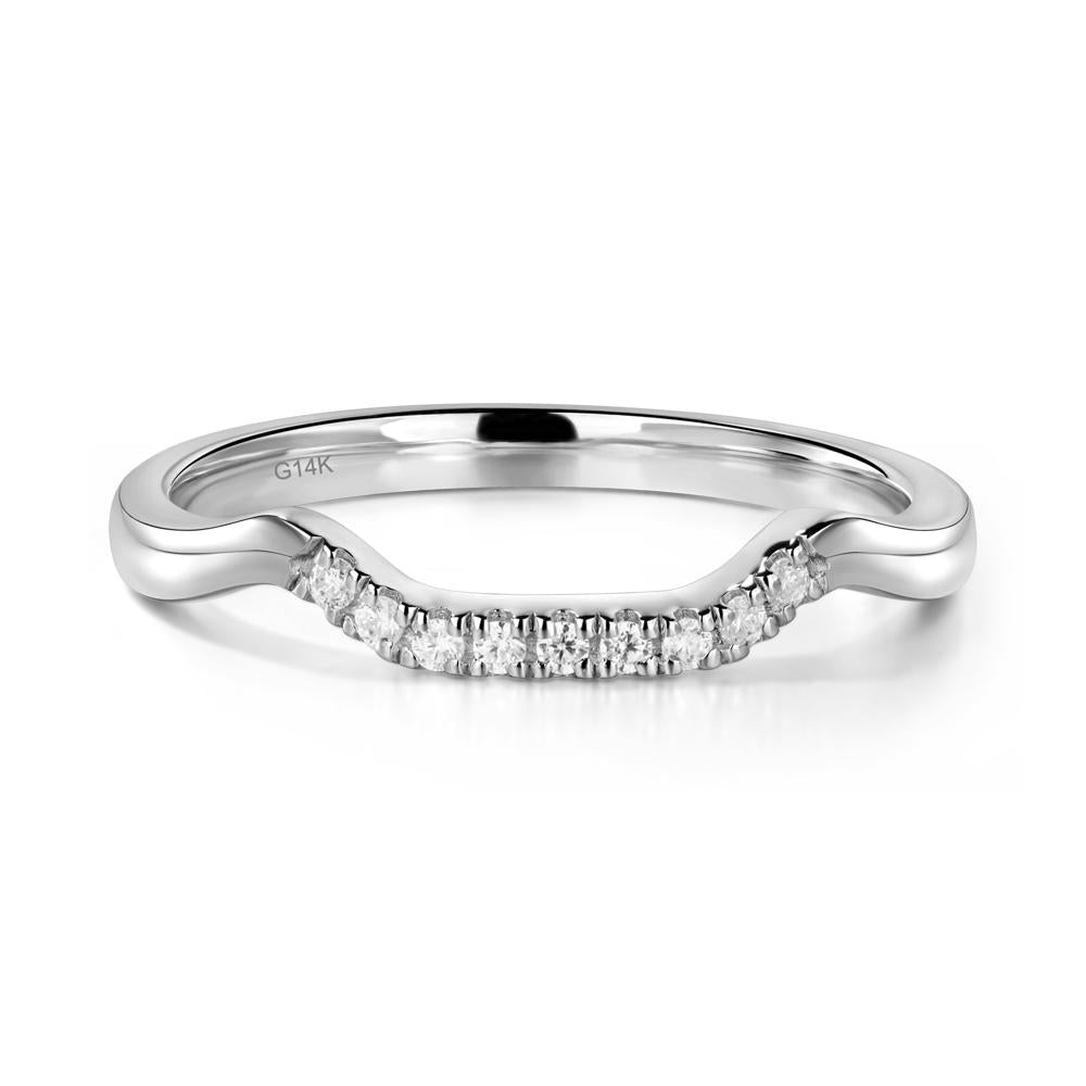 Princess Cut Moissanite Twist Ring - LUO Jewelry #metal_xxxxx