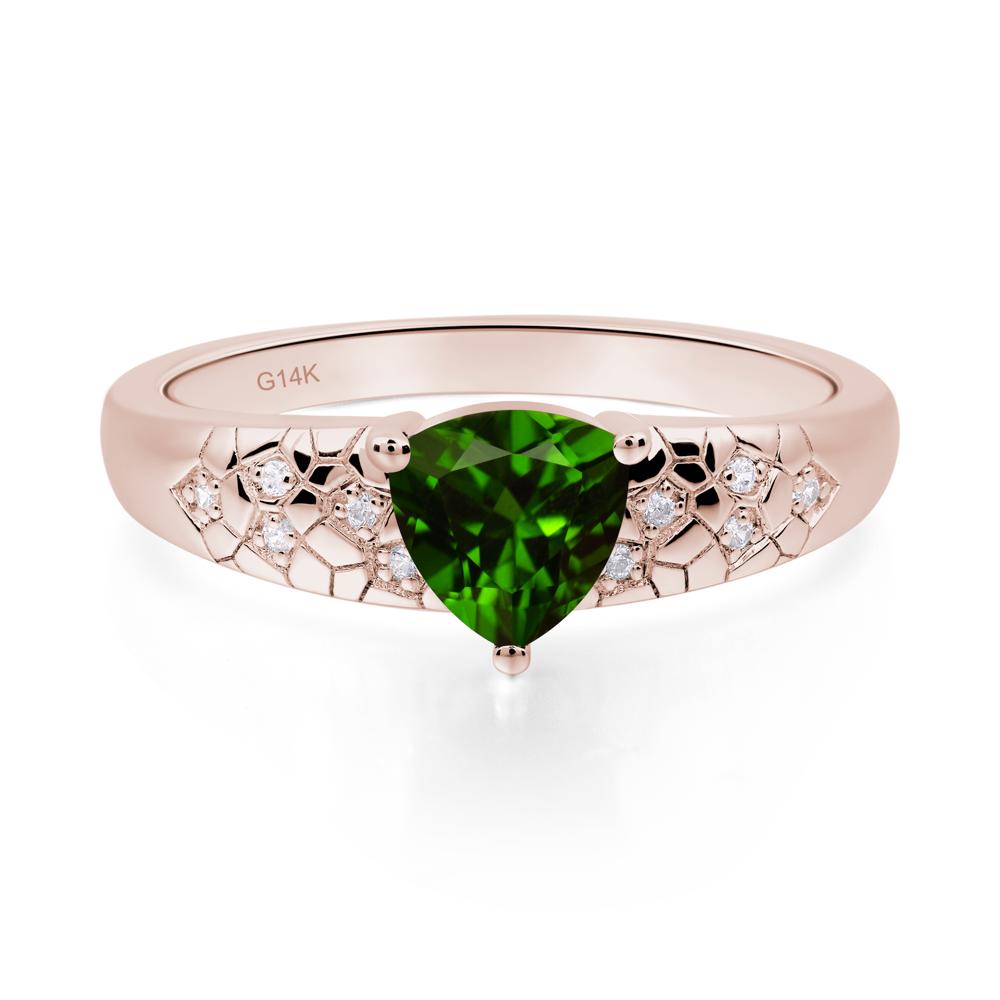 Diopside Cracked Ring | LUO Jewelry #metal_14k rose gold