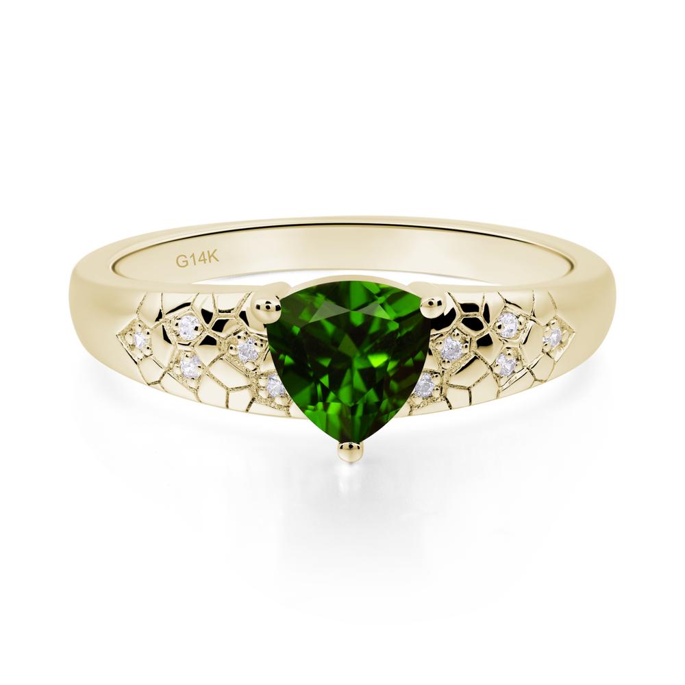 Diopside Cracked Ring | LUO Jewelry #metal_14k yellow gold