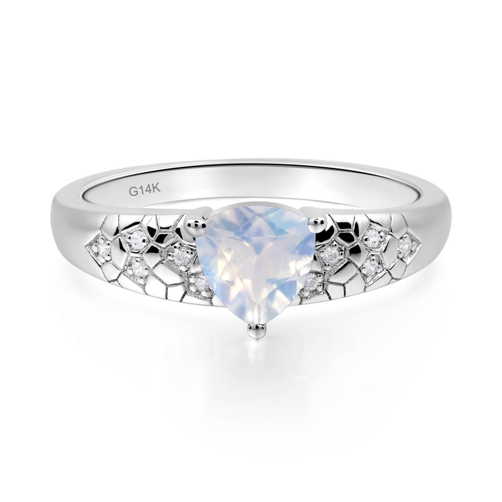 Moonstone Cracked Ring | LUO Jewelry #metal_14k white gold