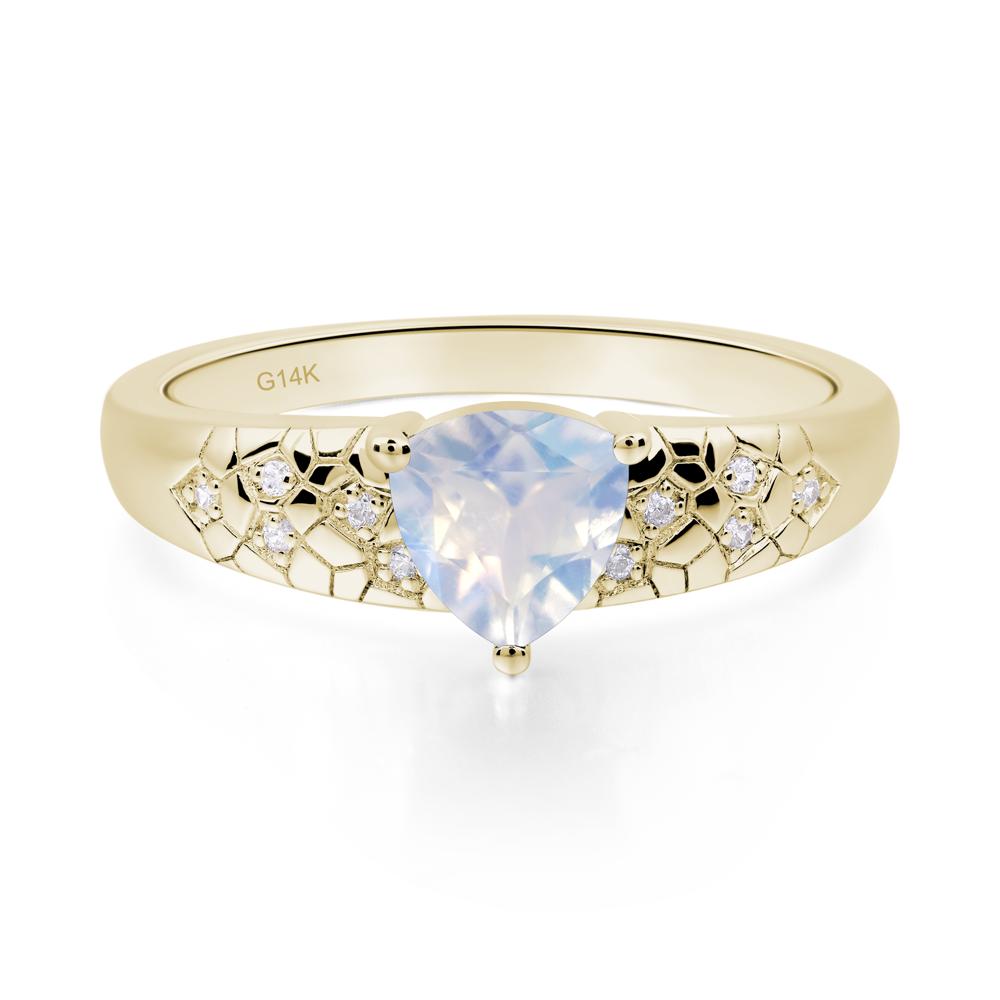 Moonstone Cracked Ring | LUO Jewelry #metal_14k yellow gold