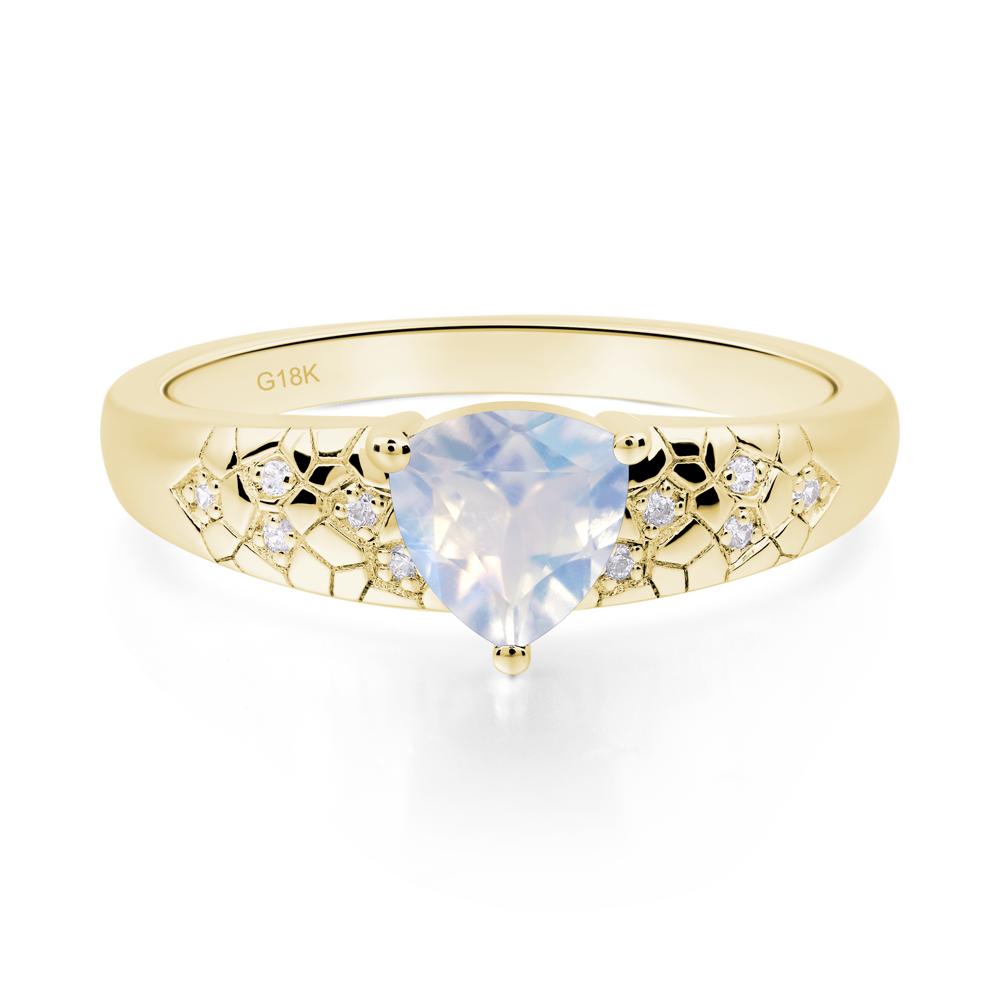 Moonstone Cracked Ring | LUO Jewelry #metal_18k yellow gold