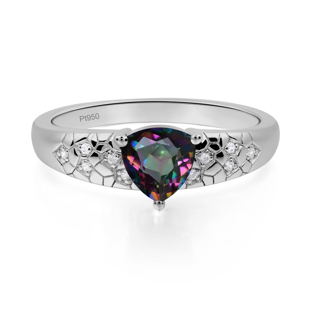 Mystic Topaz Cracked Ring | LUO Jewelry #metal_platinum