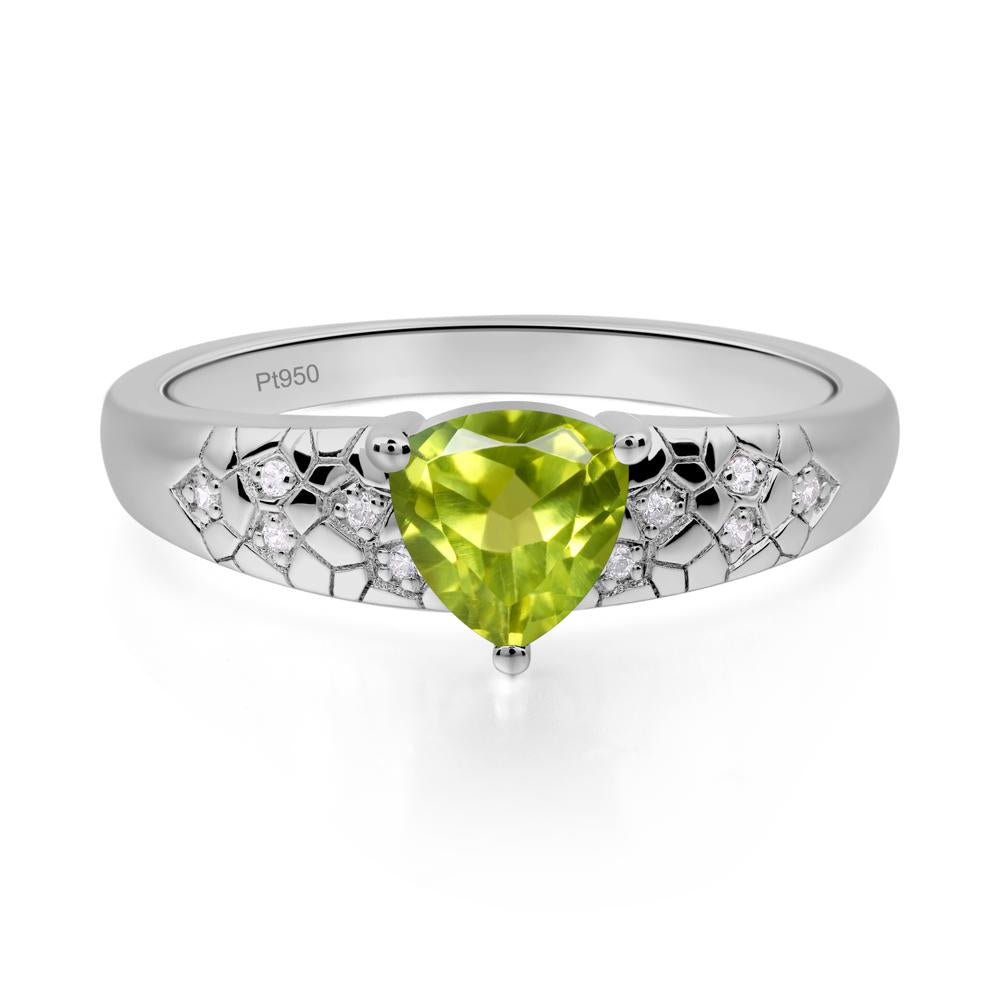 Peridot Cracked Ring | LUO Jewelry #metal_platinum