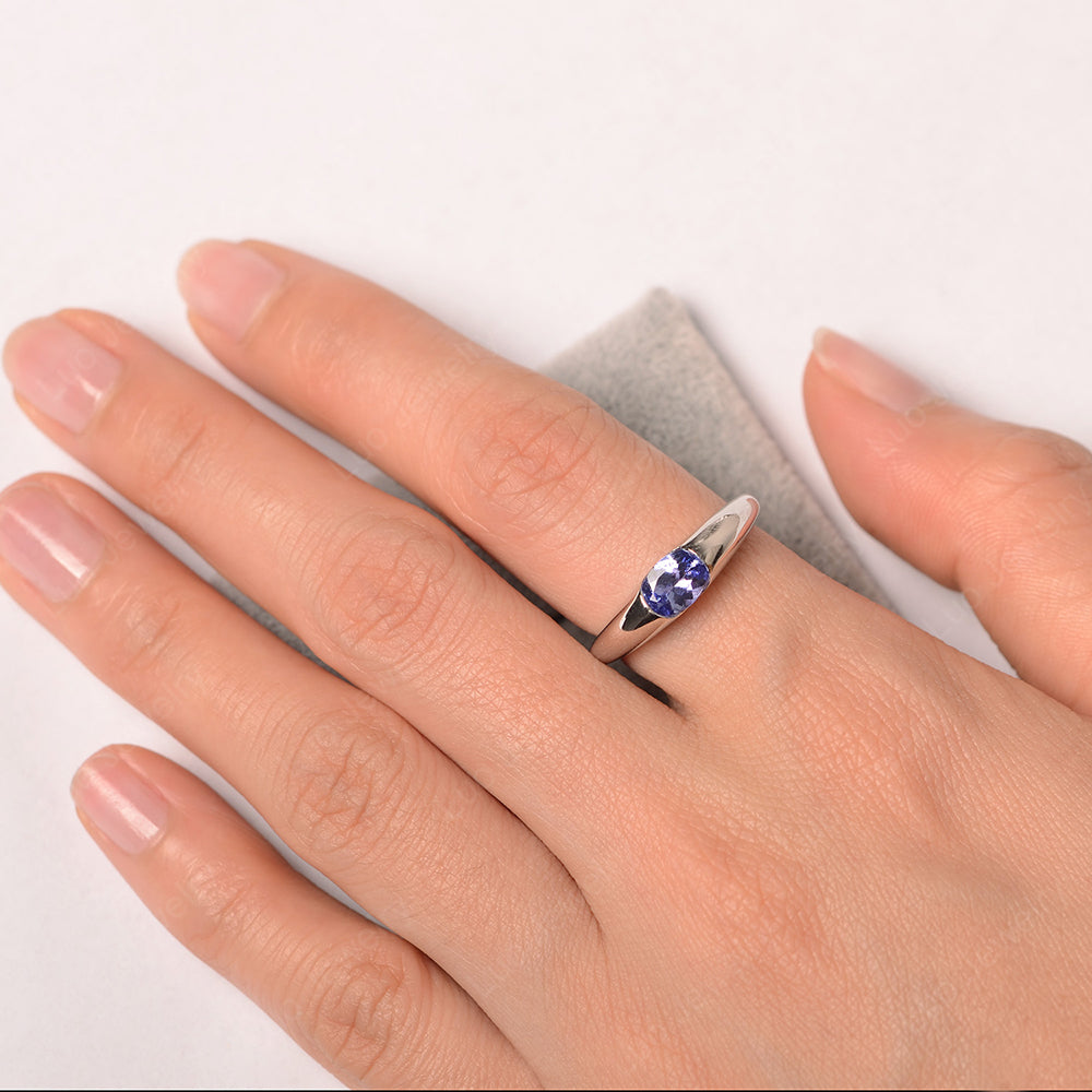 Tanzanite deals pinky ring