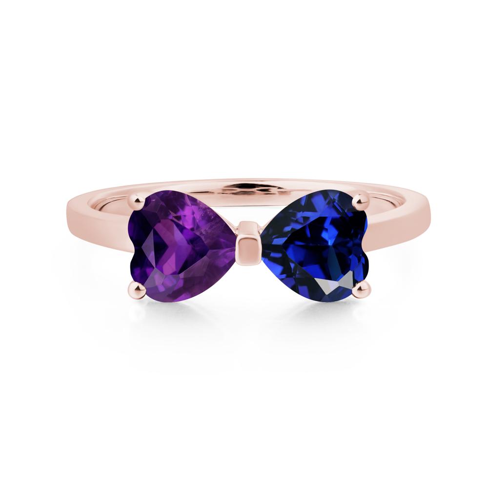 Deals Sapphire and Amethyst Ring