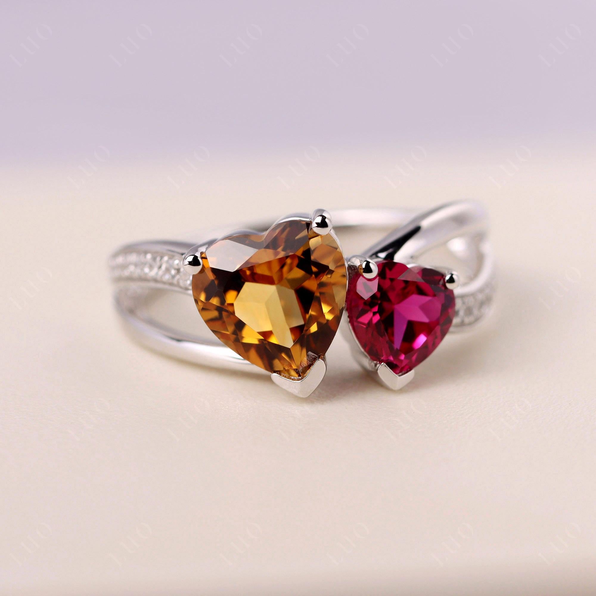 Ruby on sale and citrine