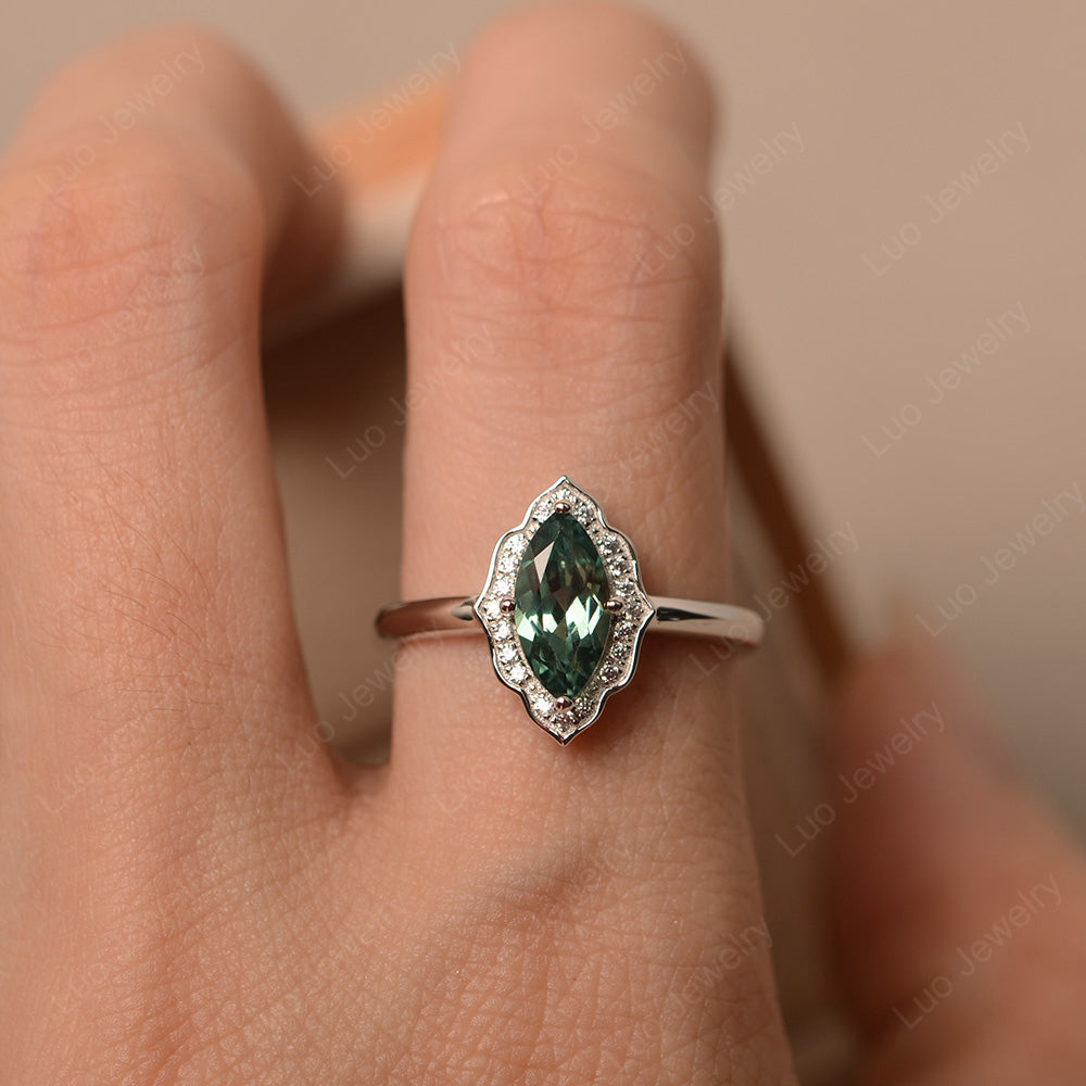 Anillo de best sale compromiso corte marquise