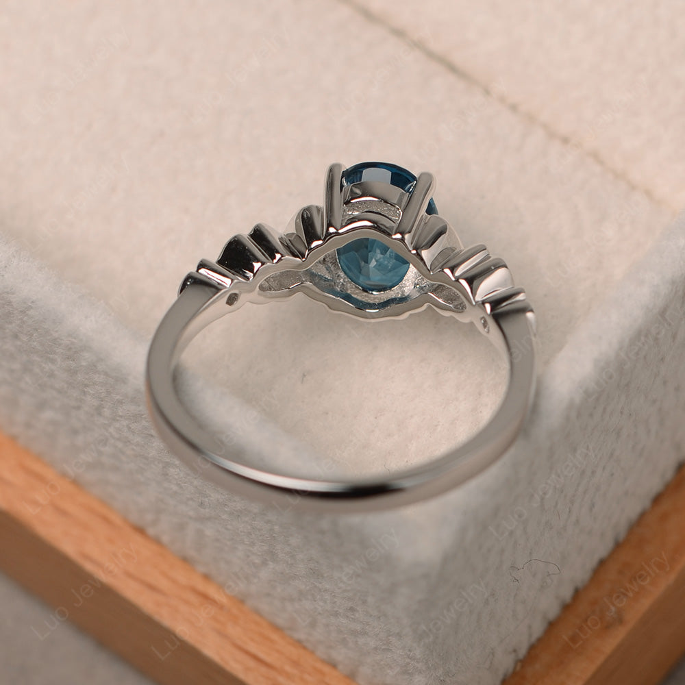 Or Paz London Blue Topaz Sterling Butterfly hotsell Ring