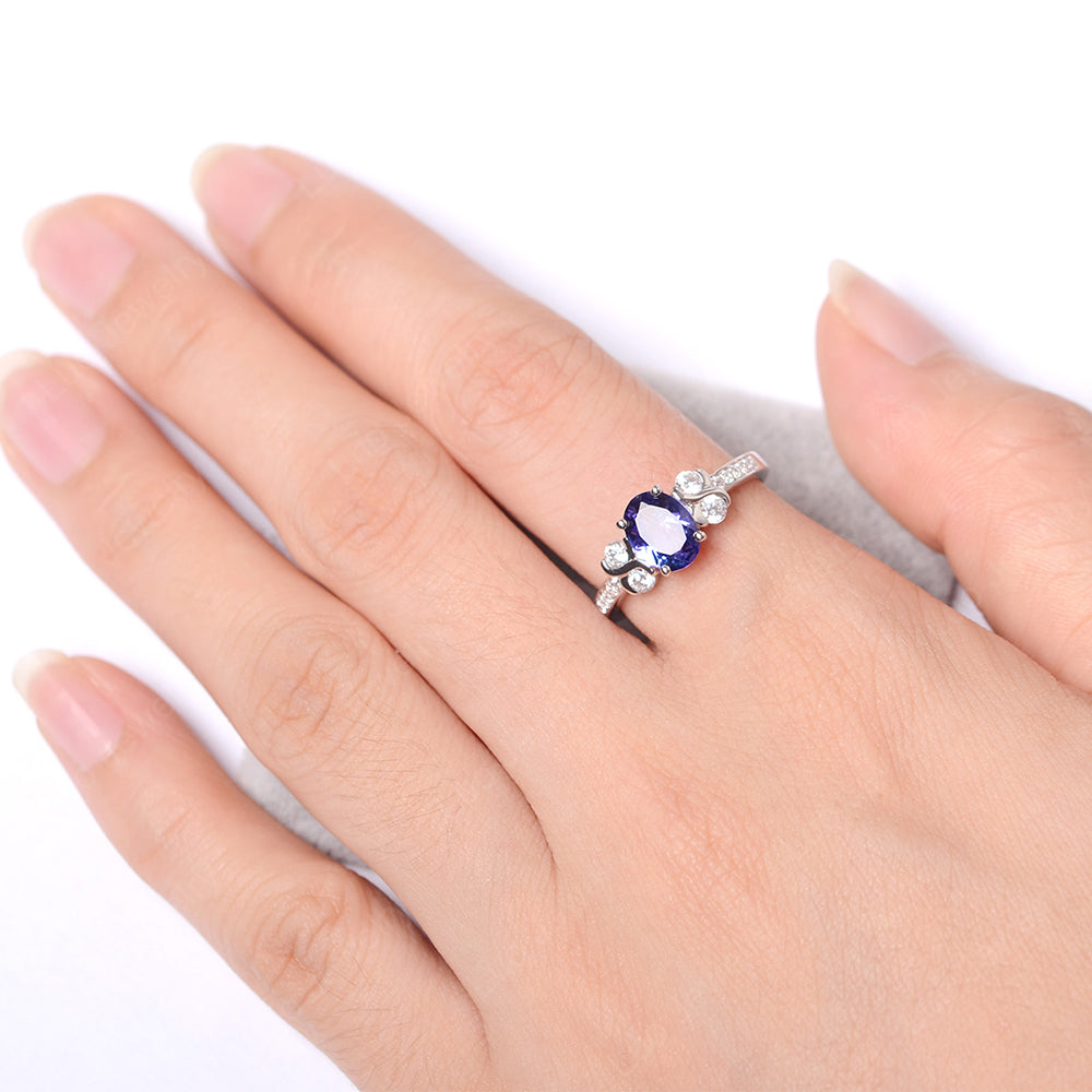 Tanzanite on sale infinity ring